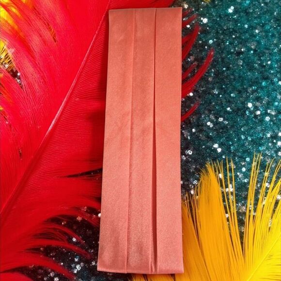 Bruno Capelo Other - BRUNO CAPELO CORAL FASHION 3 PLEAT SATIN HAT BAND. H36